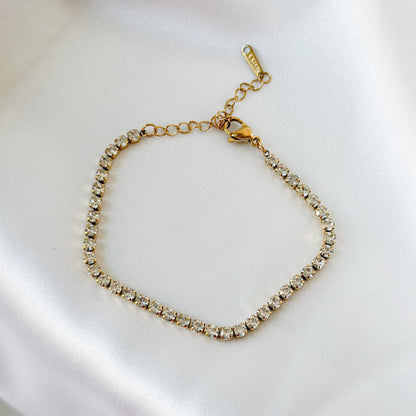 Auksuota apyrankė Tennis 3mm