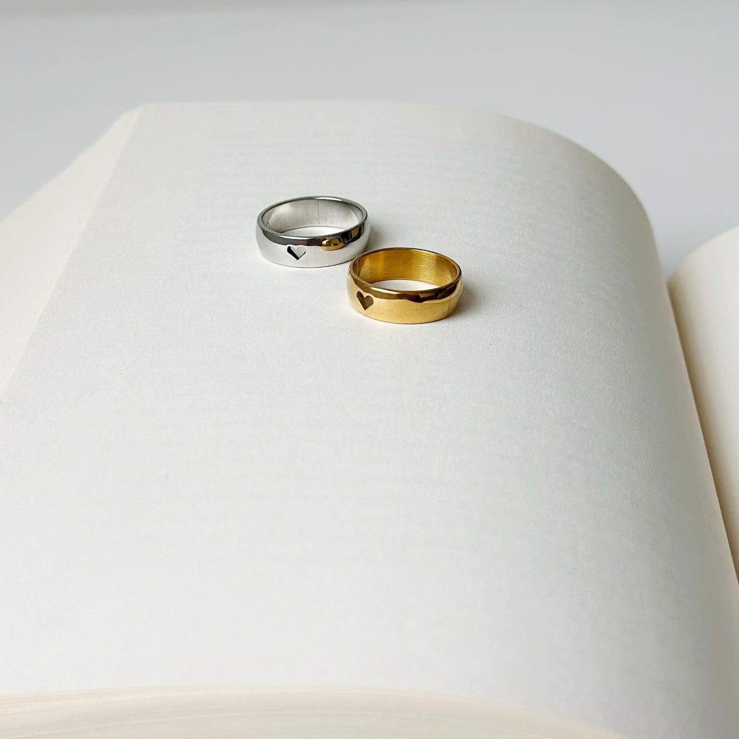 6mm žiedas su širdele