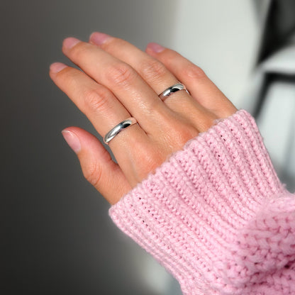 Sterling Silver 4 mm Classic Band Ring