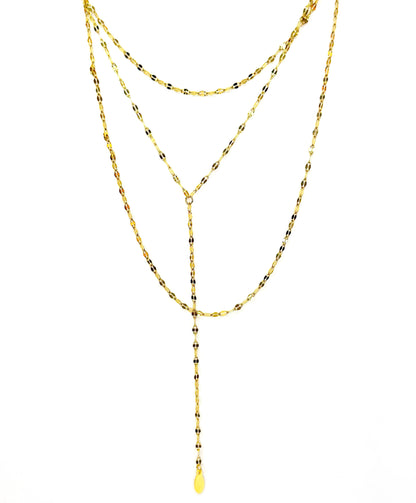 Auksuota trijų gijų koljė