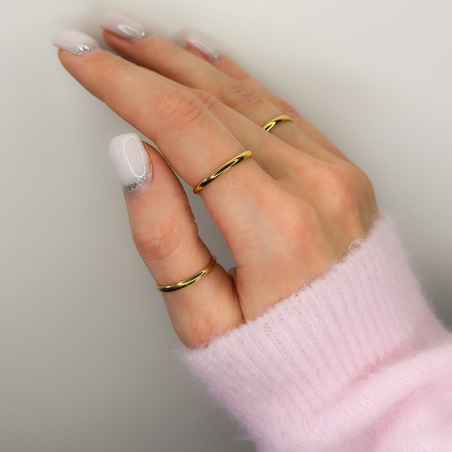 Klasikinis 2mm auksuotas žiedas