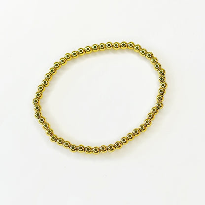 Auksuota apyrankė su burbuliukais