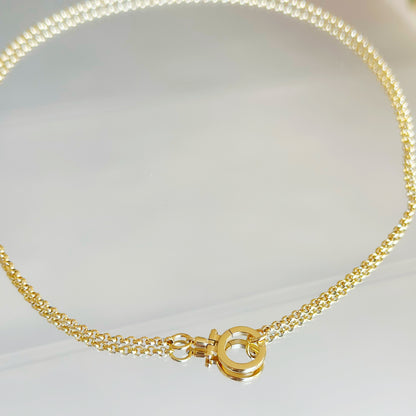 43cm auksuota grandinėlė "Rolo"