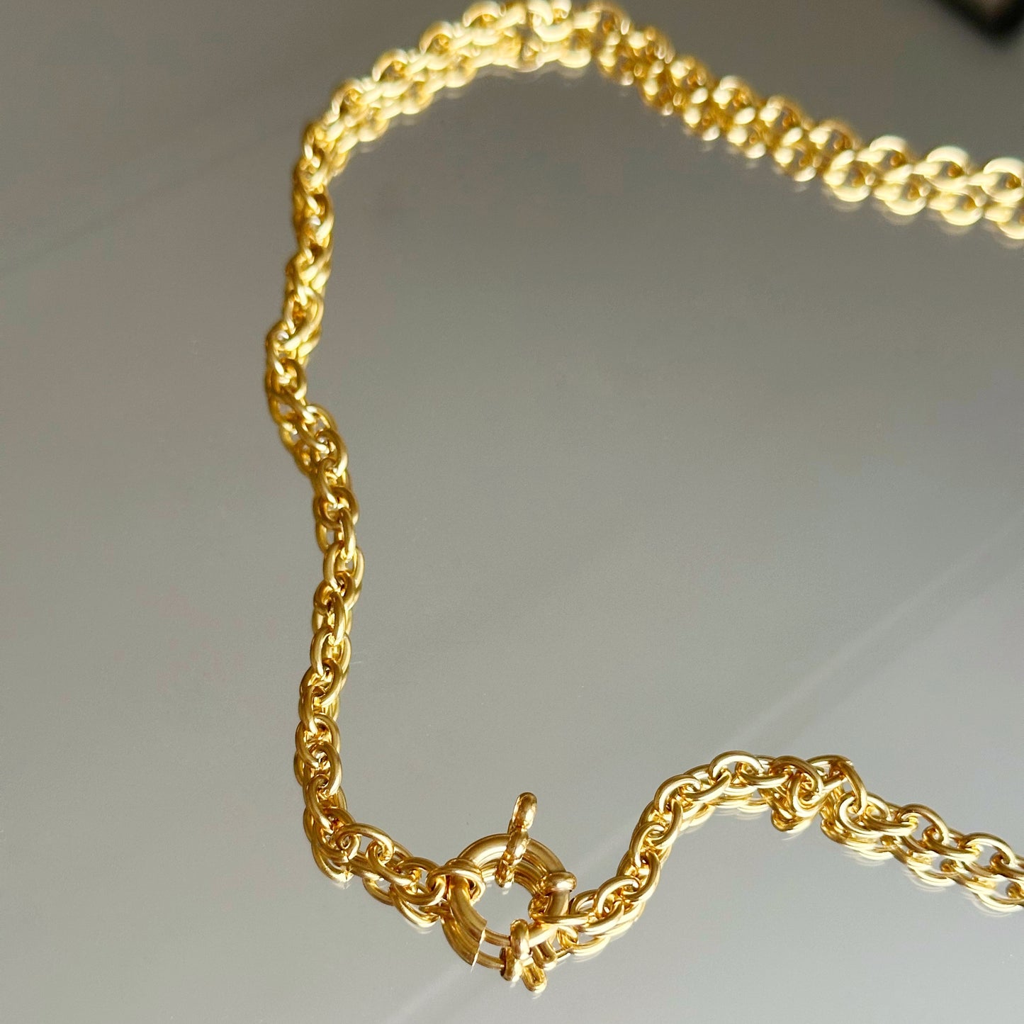 41,5cm auksuota grandinėlė "Rolo"