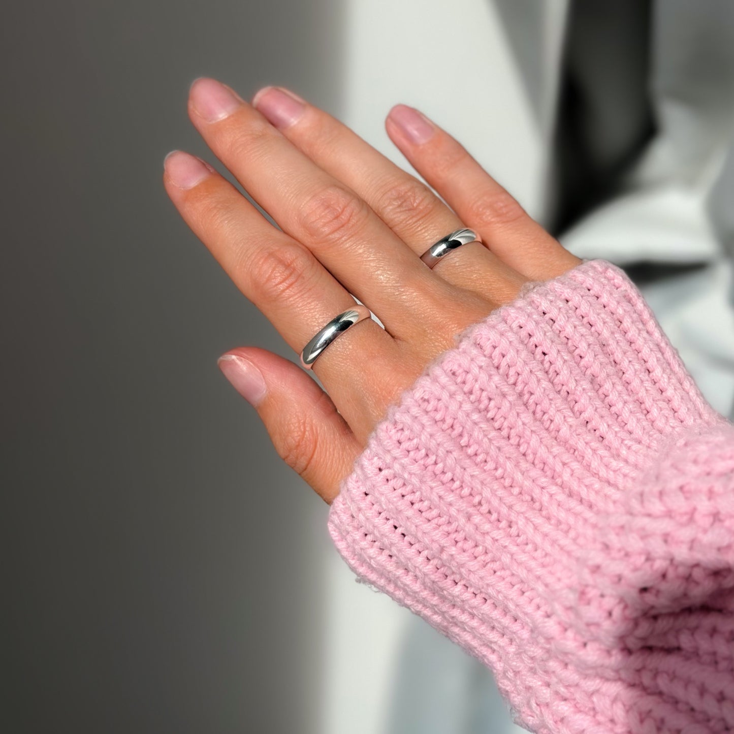 Sterling Silver 4 mm Classic Band Ring