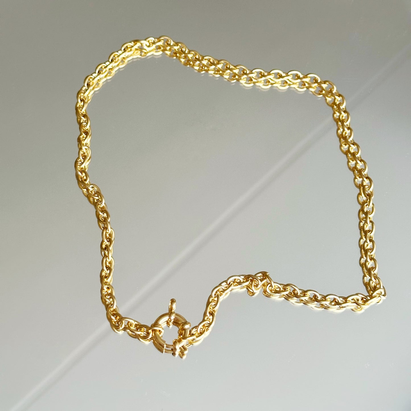 41,5cm auksuota grandinėlė "Rolo"