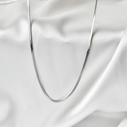 2mm pločio plieninė grandinėlė „Flat Chain“