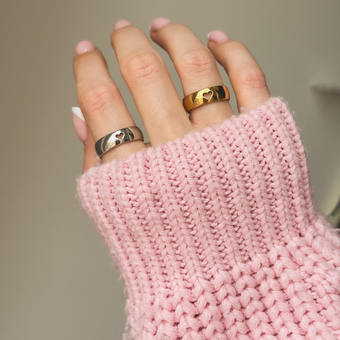 6mm žiedas su širdele