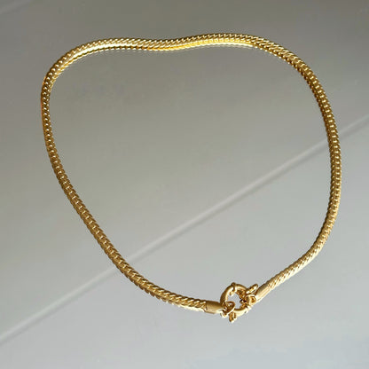 42cm auksuota grandinėlė "Curb"