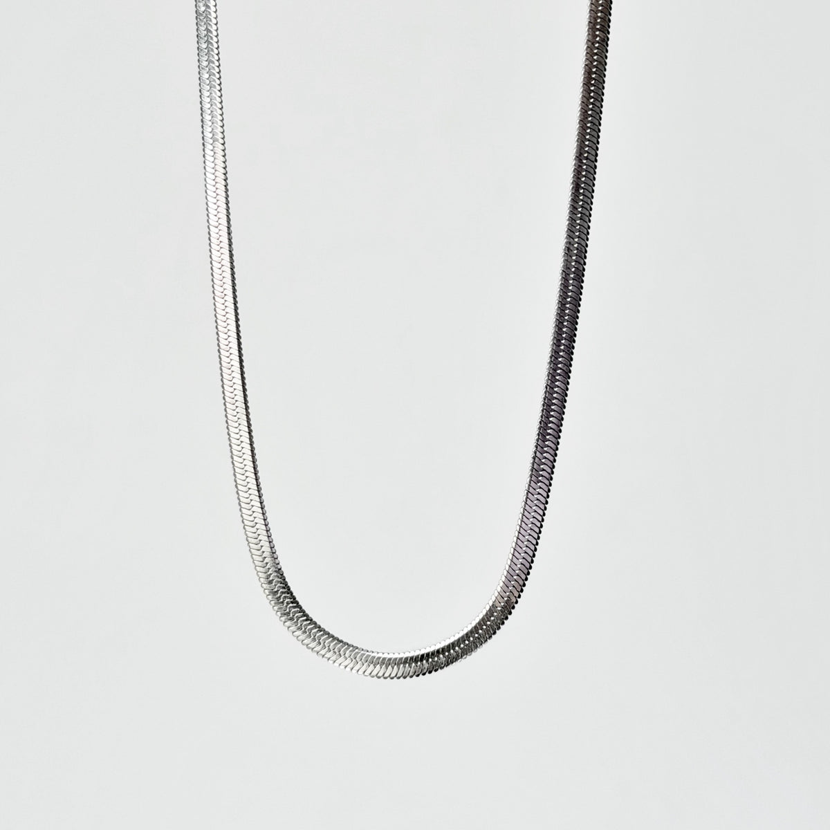 3mm pločio plieninė grandinėlė „Flat Chain“