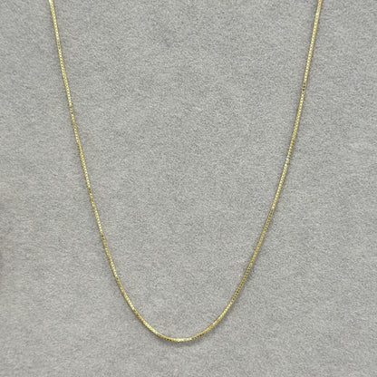 40 cm sidabrinė auksuota grandinėlė "BOX"