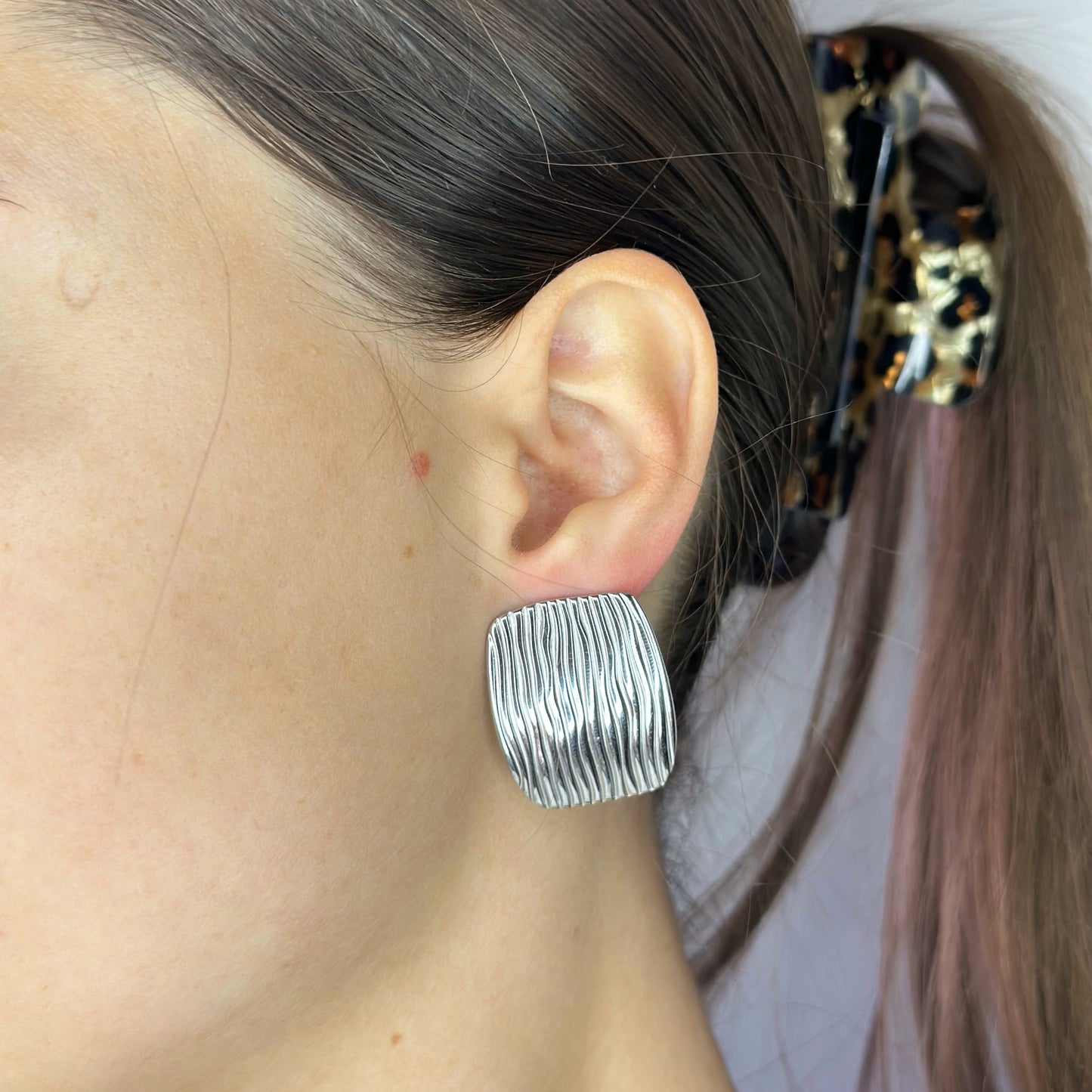 Auskarai „Liquid lines“