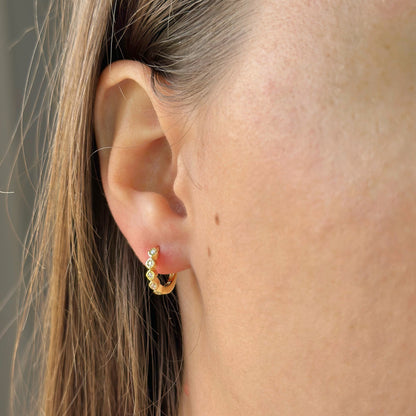 Sidabrinės rinkutės su cirkoniais