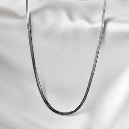 3mm pločio plieninė grandinėlė „Flat Chain“