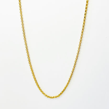 43cm auksuota grandinėlė "Rolo"