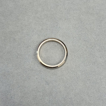 3mm paauksuotas briaunuotas žiedas