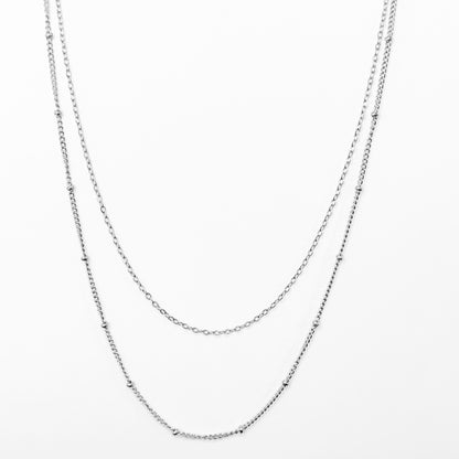 Auksuota dviguba grandinėlė burbuliukais