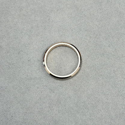 3mm paauksuotas briaunuotas žiedas