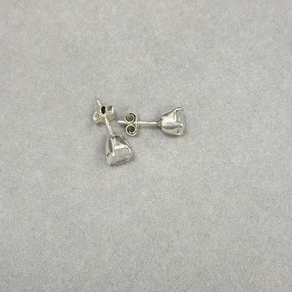 Sidabriniai auskarai su mėnulio akmeniu