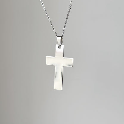 Plieninis kryželis su grandinėle