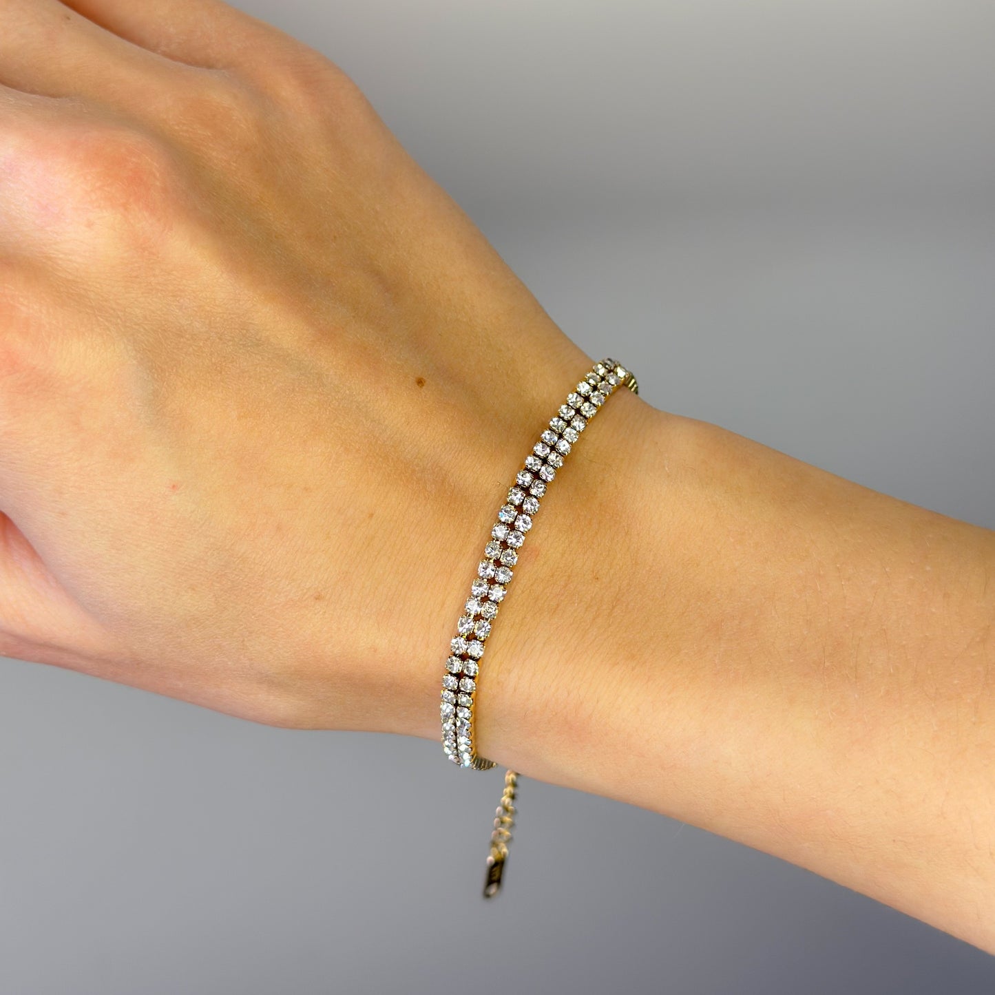 Auksuota dviguba apyrankė Tennis