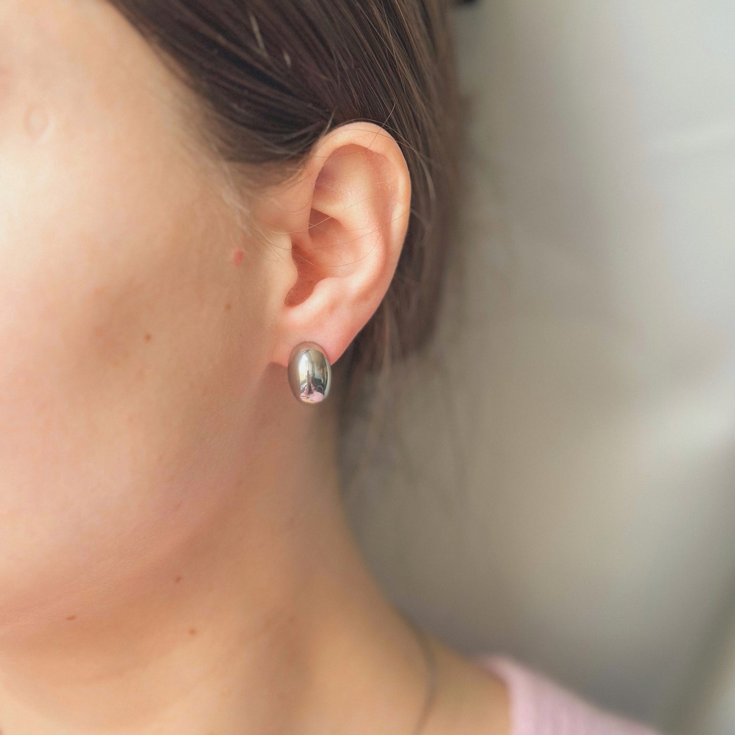 Auskarai "Oval Drops"