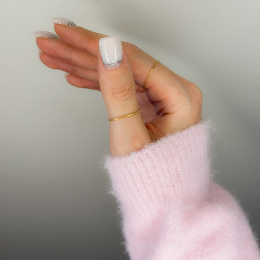 Auksuotas žiedas "Auksinė gija"