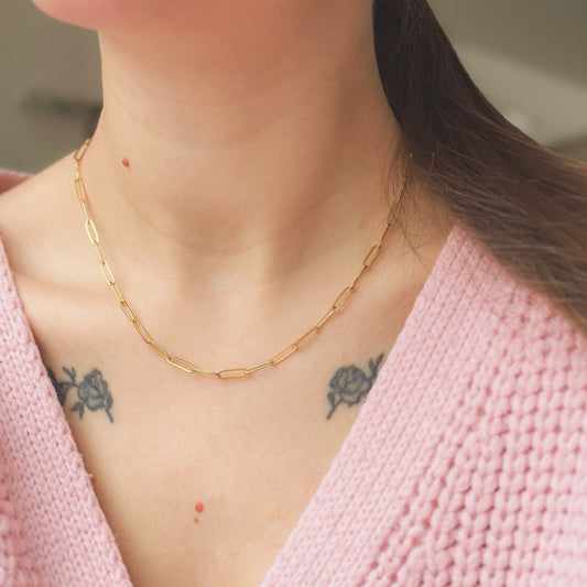 42,5cm auksuota grandinėlė "Chain"