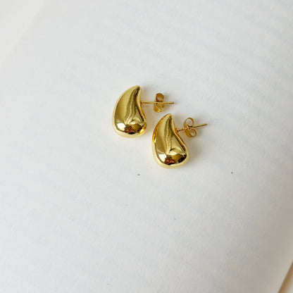 Auksuoti auskarai " Lašeliai"