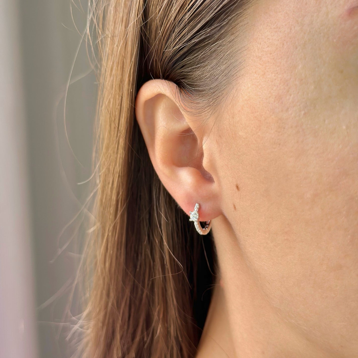 Sidabrinės rinkutės su cirkoniais