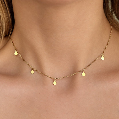 Sterling Silver Gold Plated Pendant Necklace