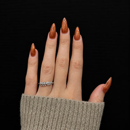 Sterling Silver Rhodium Plated Leaf Ring
