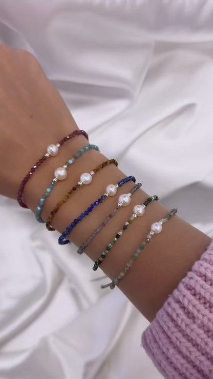 Apatite Stone Thread Bracelet