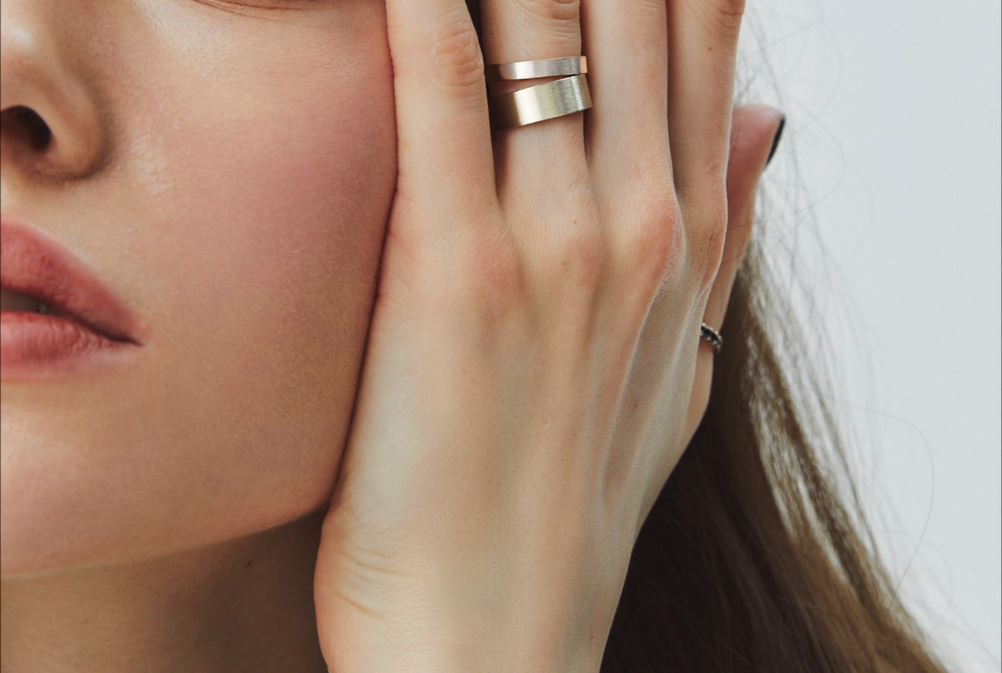 Sterling Silver Matte 4 mm Band Ring